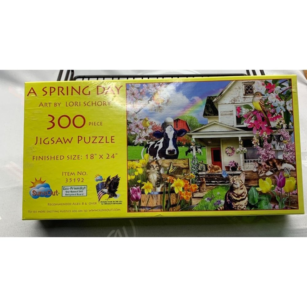 New Suns Out "A Spring Day" 300 Piece Puzzle 18" *24"